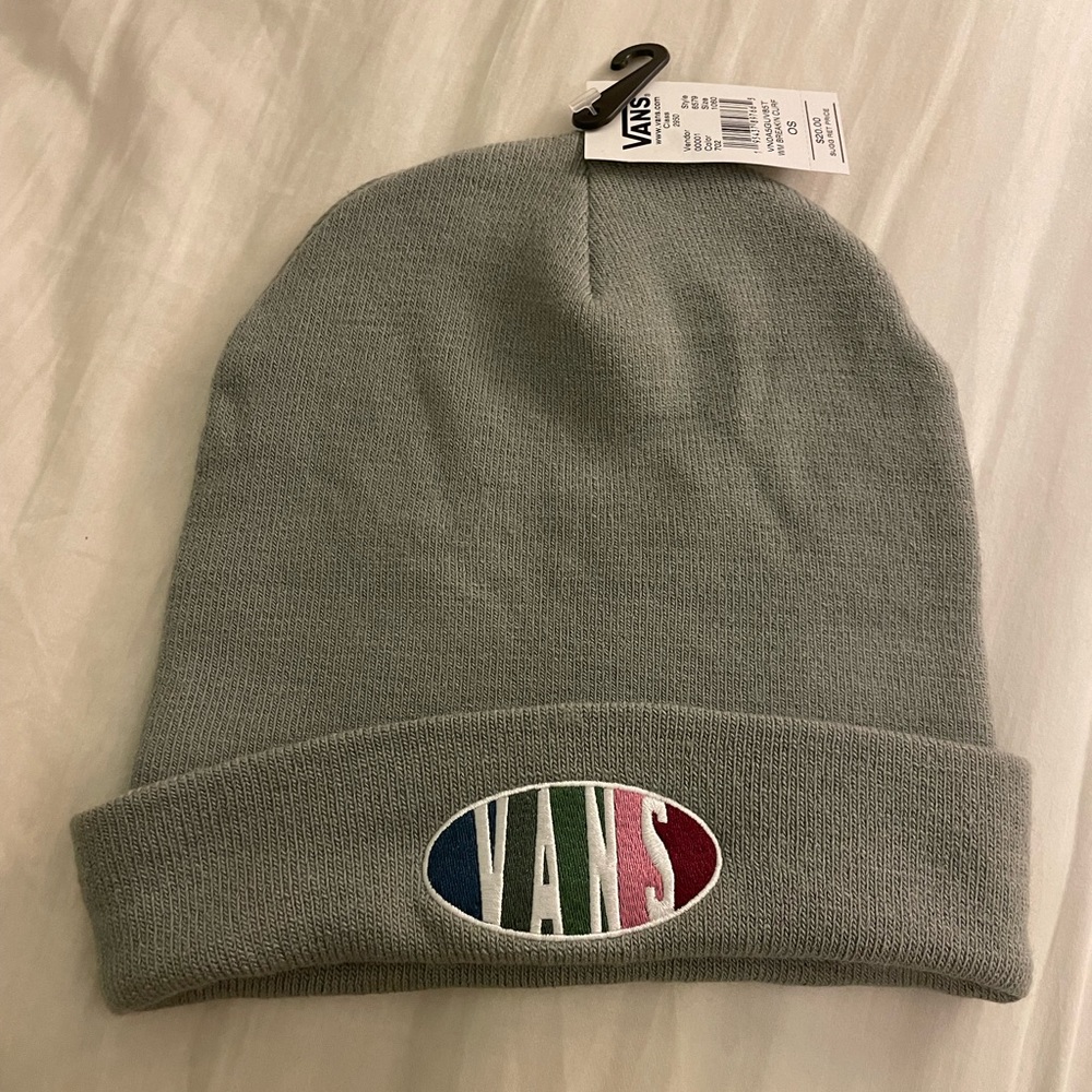 NEW Vans Beanie Hat Frost Gray Breakin Curfew